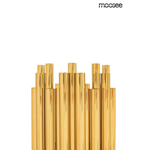 Lampa ścienna TUBO złota - Moosee